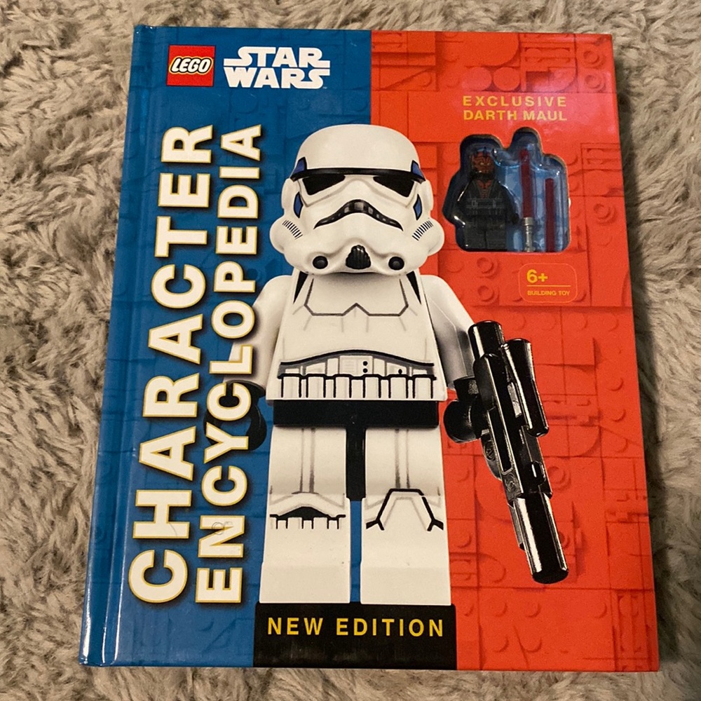 Star Wars character encyclopedia, with mini figure
